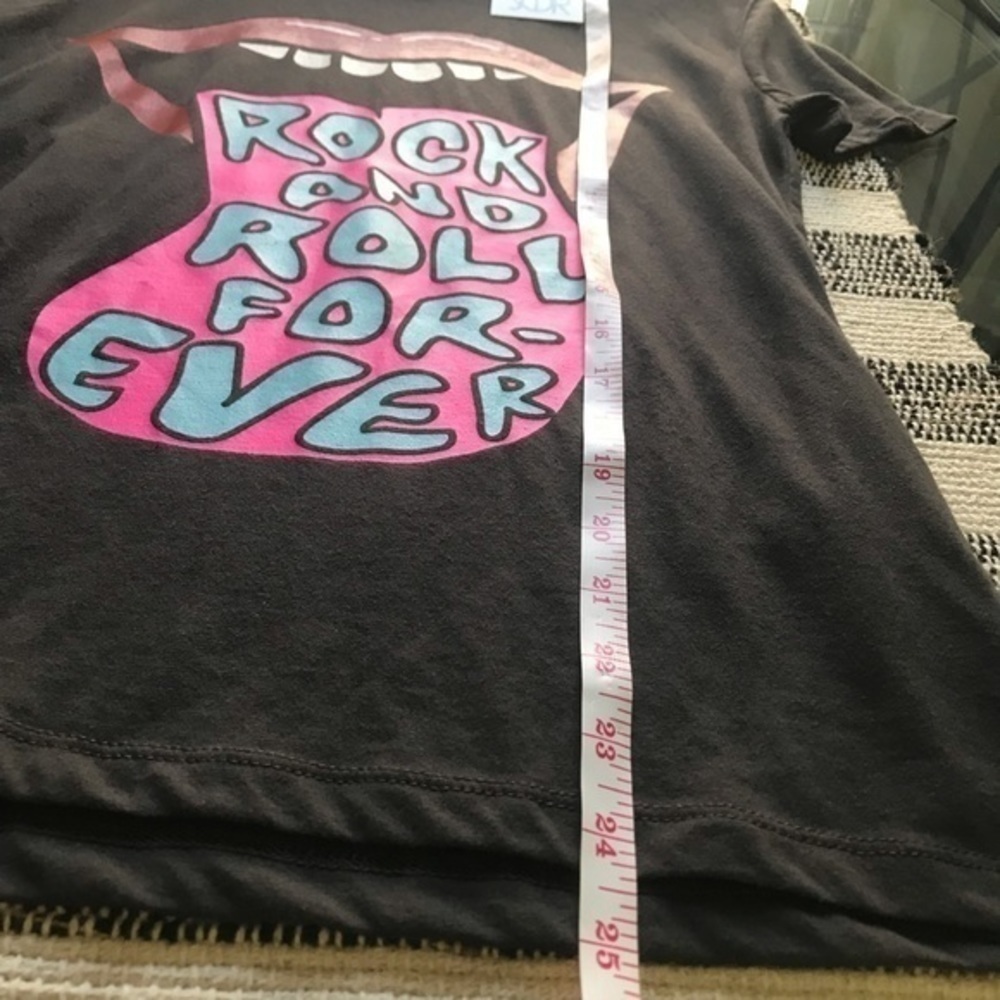 Chaser Black Colorful Rock and Roll Forever Graphic Tee XS - Picture 10 of 11